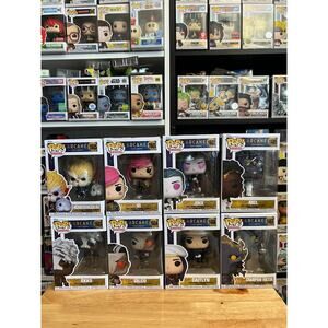 COMPLETE SET 8 Arcane Funko Pops Vi Jinx Silco Ekko Caitlyn Mel Heimerdinger